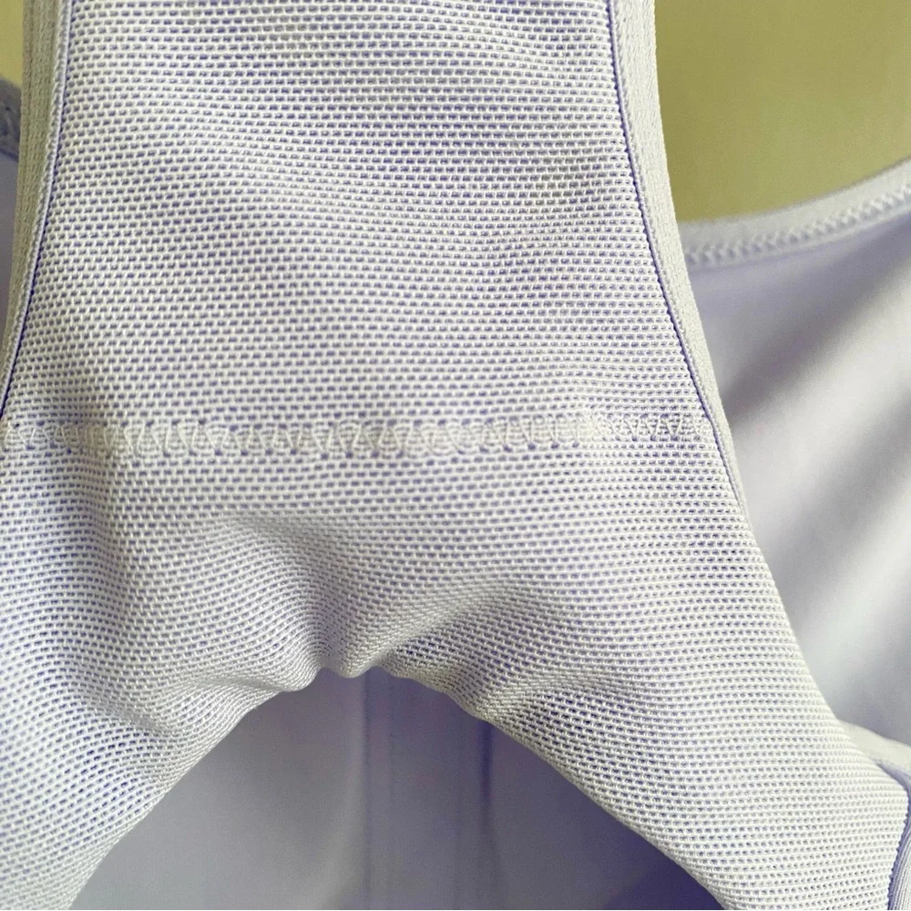 adidas Lavender Techfit Racerback Sports Bra - Picture 5 of 7